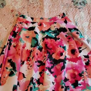 Floral Swing skirt